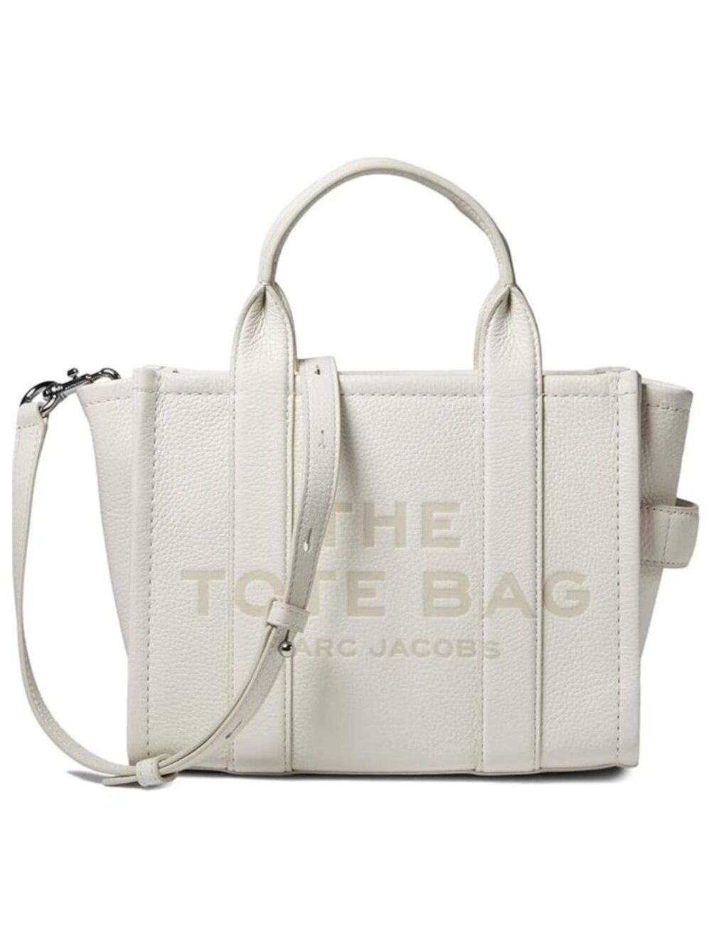 NWT Marc Jacobs Mini Traveler Tote - Cotton/Silver